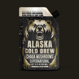 10 oz Pouch Reserva Edition Alaska Cold Brew Coffee + Chaga Mushroom